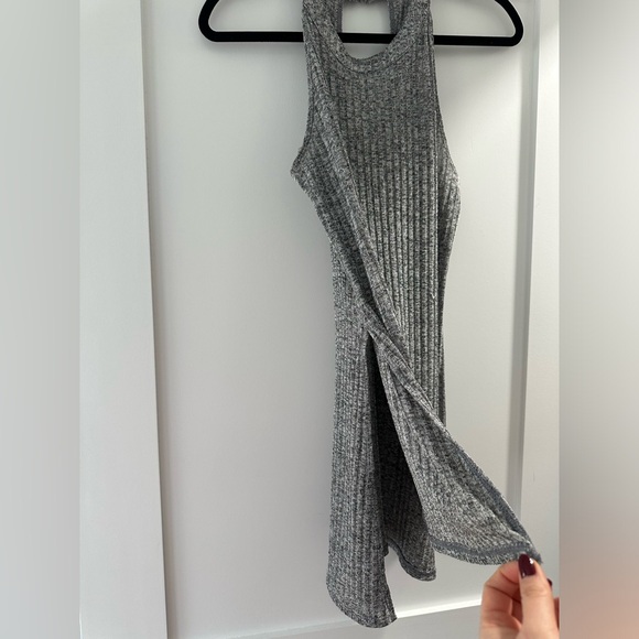 BCBG Silver Halter Top - Picture 2 of 4